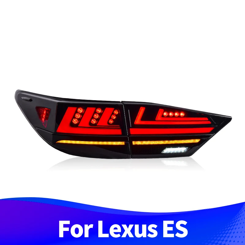 Zostava zadného svetla pre Lexus ES 2013-2018 ES200 250 300H 350 (XV60) LED sekvenčné zákruty LED brzdové svetlo LED LED Reverzné svetlo
