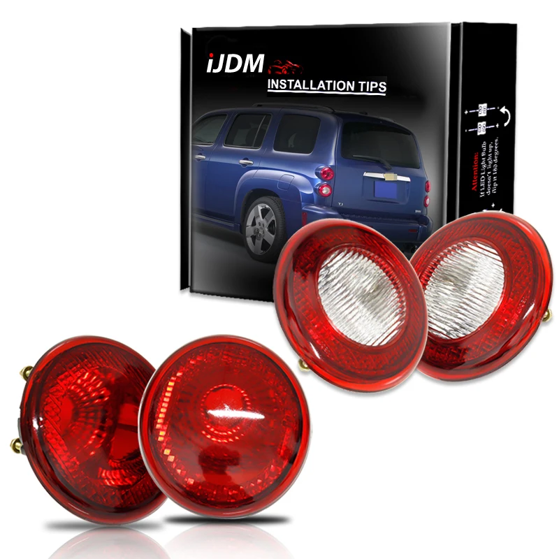 Zostava zadných obvodov IJDM Car na roky 2006-2011 Chevy HHR Zadné záložné svetlo záložného svetla+Taillampy horného konca Taillamps, žiadna žiarovka/ponožka