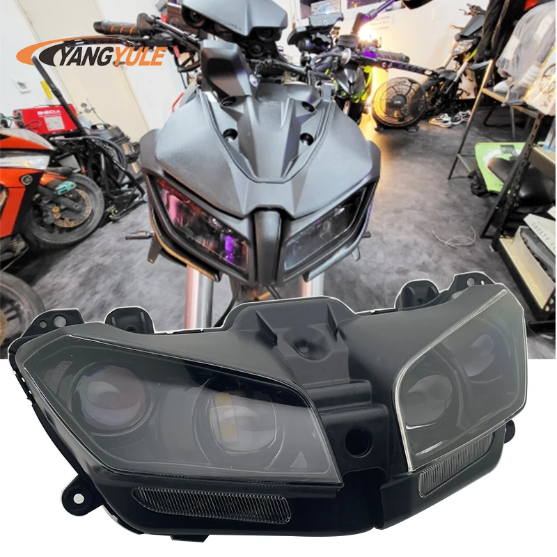 Zostavacia držiak na súpravu svetlometov Fit Fit for Yamaha Mt09 MT -09 2017 - 2020 2018 2019 FZ09 17 18 19 20