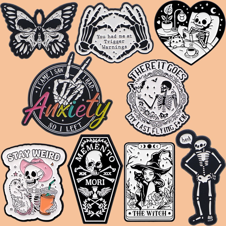 Zostaňte podivné skloviny klopa PIN BADGE PING HATS CLOYPATKY BATCHS DETROCOVANIE ŠPANCETRY DOSTATOČNÉ DARČEK