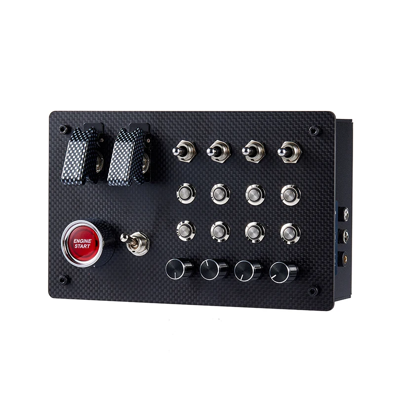 ZQSR simuluje závodné vozidlo Central Control Box Multifunkčné ovládacie tlačidlo PC USB pre Fanatec Trustmaster Simdid