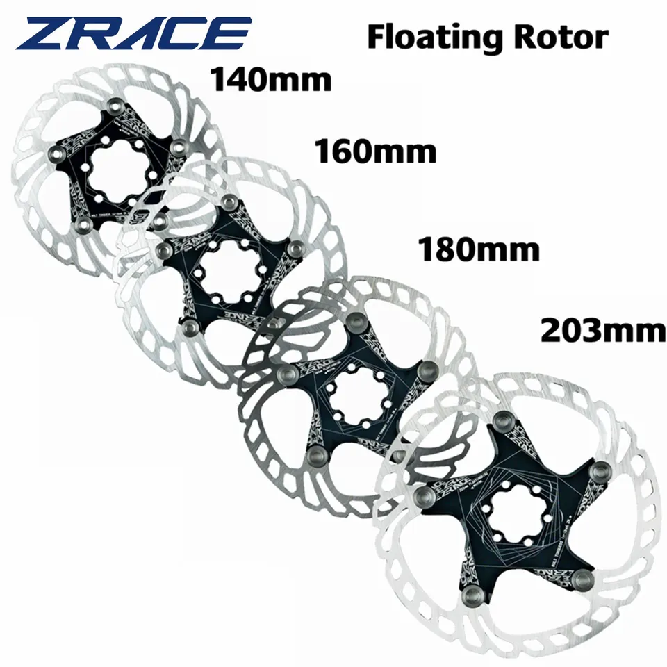 Zrace MTB Disk Rotor Rotor Strong tepla rozptyl plávajúce 140 mm 160 mm 180 mm 203 mm