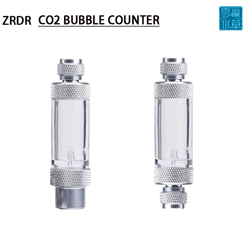 ZRDR akvárium kontrola ventilu regulátor difúzora Reaktor s jednou hlavou alebo dvojzbodom akváriu CO2 Bubble Counter Air Pubssory