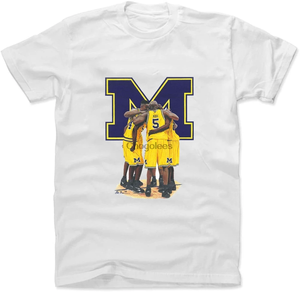 Zriedkavé! Fab Five od Chris Brown Unisex White S-4xl LLL369