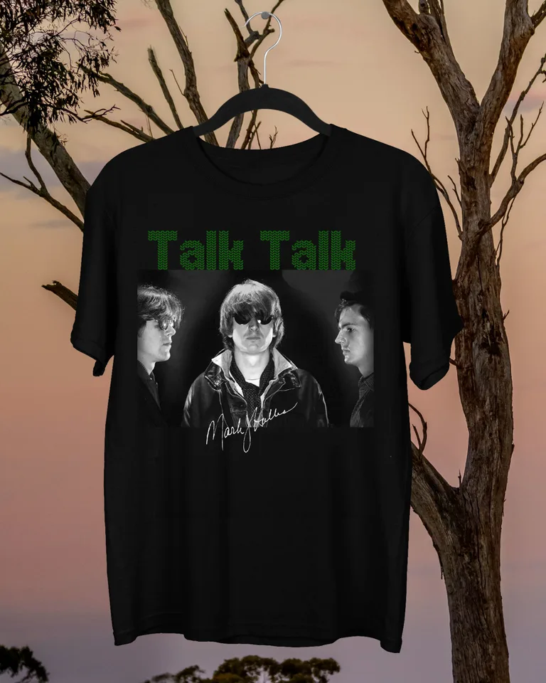 Zriedkavé! Mark Hollis Singer Talk Talk Cotton Black Allze Unisex T-Shirt TMB180