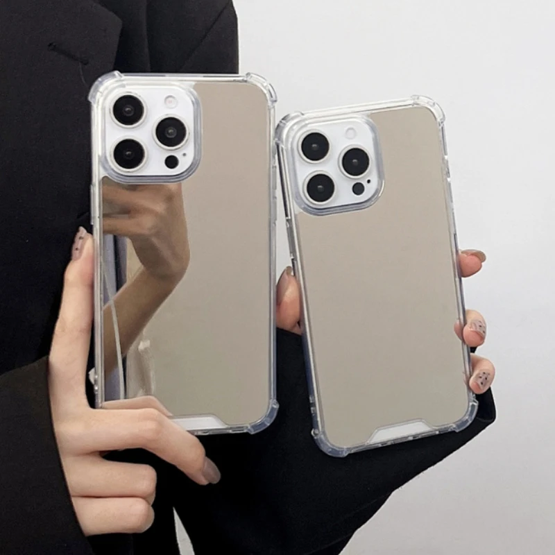 Zrkadlo akrylové tvrdé puzdro PC pre iPhone 16 15 14 13 12 Mini 11 Pro Max xs xr 8 7 6 6s Plus SE 2 3 zadný kryt