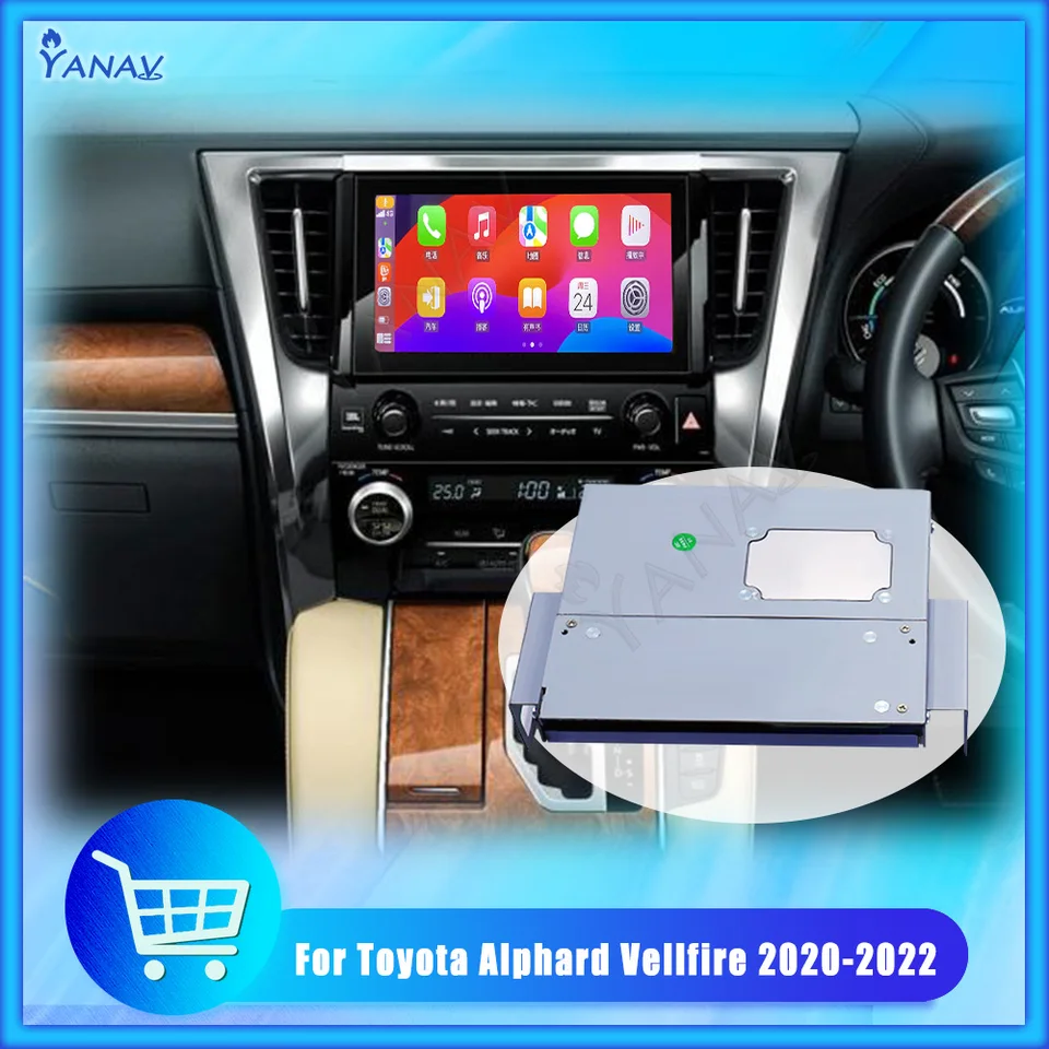 Zrkadlo Link Originálne funkcie pre Toyota Alphard Vellfire 2020-2022 Android Auto Box Linux System Wireless CarPlay Interface