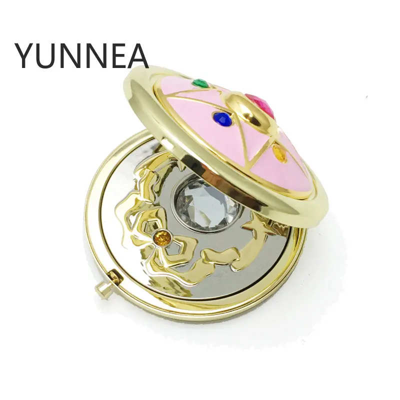 Zrkadlo Sailor Moon Make -up Sailor Moon R Moonlight Memory Series Series Crystal Star Case Compakt Conser Cestovné skladacie krabica Cosplay Box
