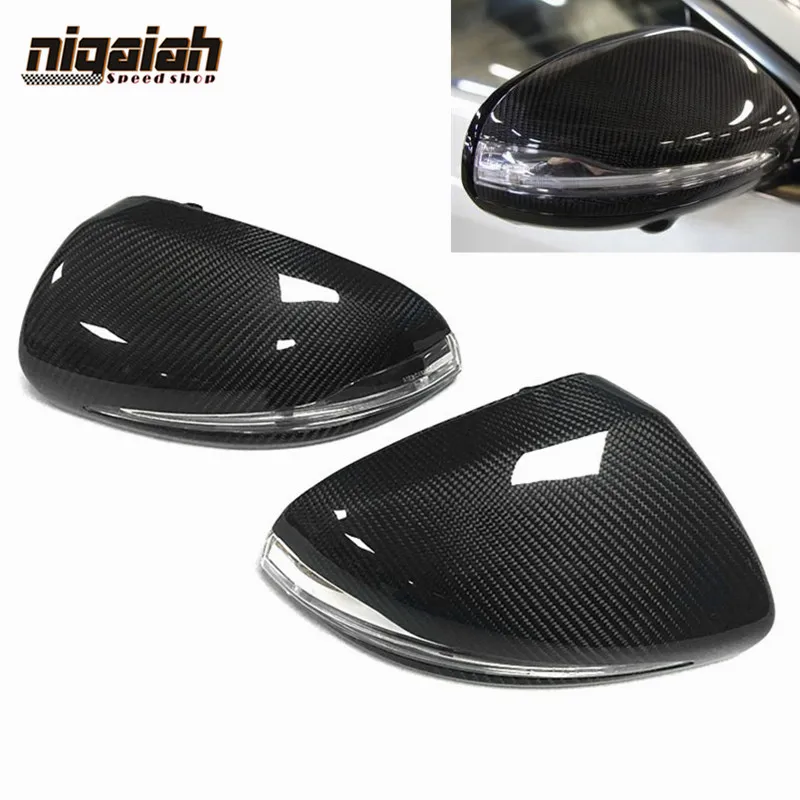 Zrkadlo suchého zrkadlového zrkadla pre suché uhlíkové vlákno pre Mercedes Benz W205 W213 W222 GLC trieda C triedy E Class S CESE KROKOVÉ ZRUŽENIE