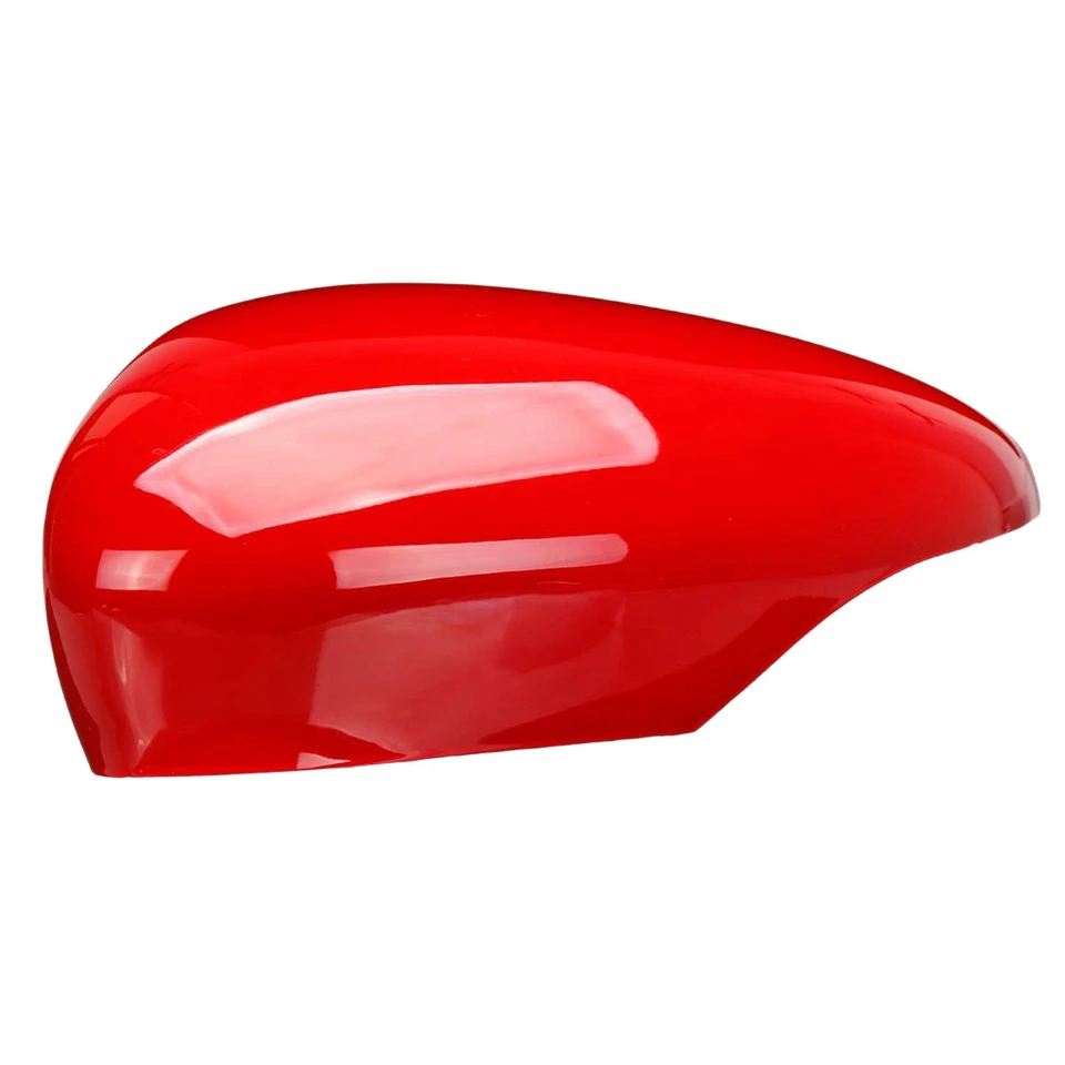Zrkadlový zrkadlo ľavého krídla Dvere Side Mirror Side Cap shell pre Ford Fiesta Mk7 2008-2017 Červená