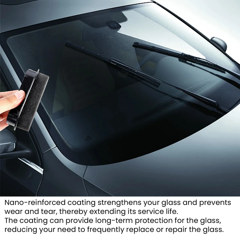 Zrkadlá automobilov Sponge Glass Nano Wax Coat Aplikátor Čistenie kefy na kefku lak Nano povlaky na údržbu auta
