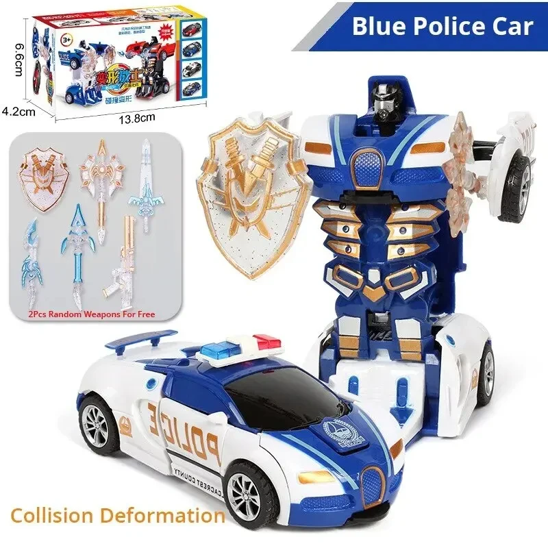 Zrážková deformácia policajná auto pre deti Zotrka