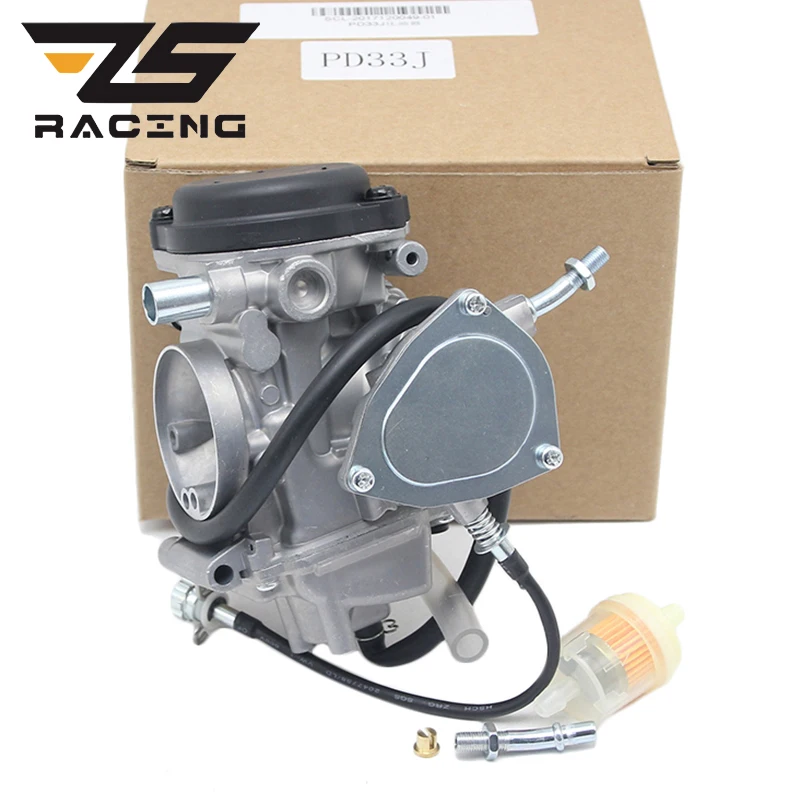 ZS Racing 33 mm PD33J Motocykel karburátor ATV motor pre Yamaha Kodiak 450 YFM350 YFM400 YFM450 4x4 pre Kawasaki KFX400