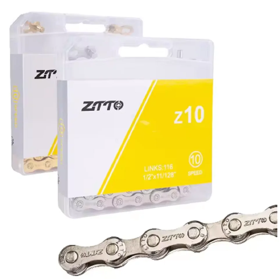 Ztto 8 9 10 10 Rýchlostný velocidade Bicykel reťazec 8s 9s 10s Mtb Mountain Road Bike Hg53 Hg73 M2000 3500 Sora reťazce Zlaté diely