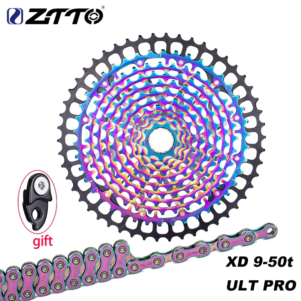 Ztto Bicycle 11V Cassette 11 Speed ​​9-50T Ultimate XD Rainbow 11S Ult Ultralight Freewheel K7 Forket pre bicykel MTB