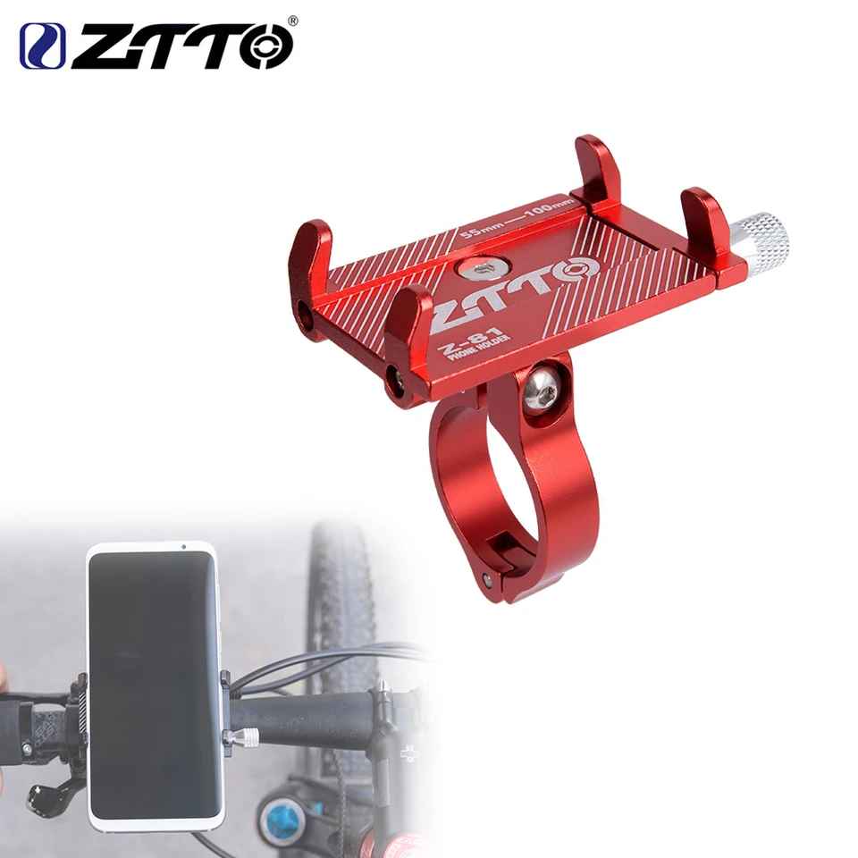 ZTTO Bicycle Držiteľ telefónu Spoľahlivý Mount Universal MTB Mobilná bunka GPS kovový držiak na motocykle na Road Bike Moto M365 Riadidlá
