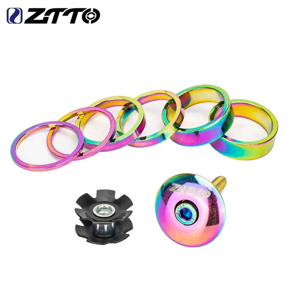 Ztto Bicycle Hliník zliatiny zliatiny náhlavnej súpravy STEM STEM STEM CAP KRAZ KRÁĽA Kruhový prsteň 28,6 mm bicykel Vzdorník v riadení trubice Star Nut.
