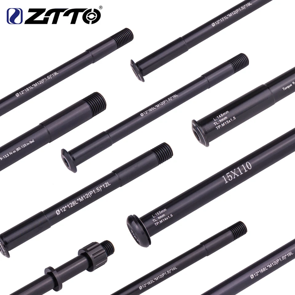 ZTTO MTB 12 mm 15 mm thru nápravy Road Cesta Hriadeľa predného zadného náboja špajdy kolies AXIS HUB HUBP 15x100 12x142 12x100 12x148 15x110