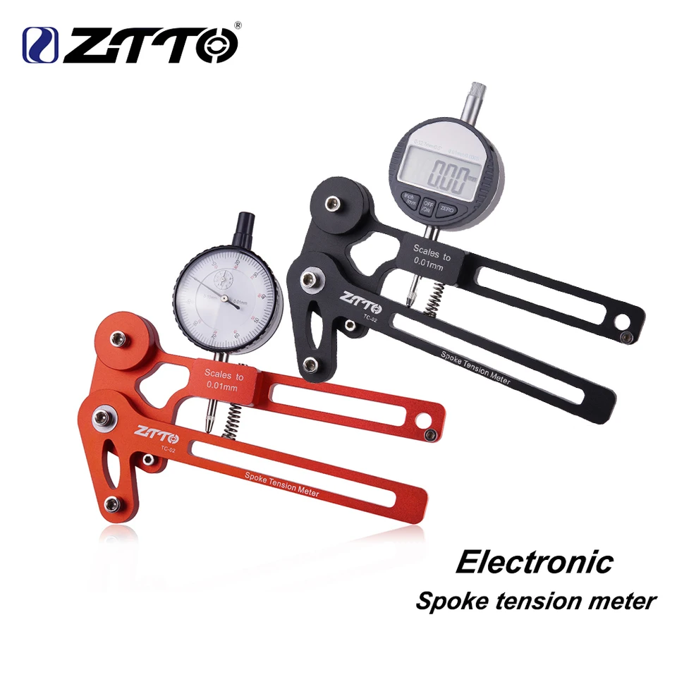 ZTTO MTB Bicykel TC-02 Elektronický nástroj Mechanical High Precision Indikátor Spokes Stavári