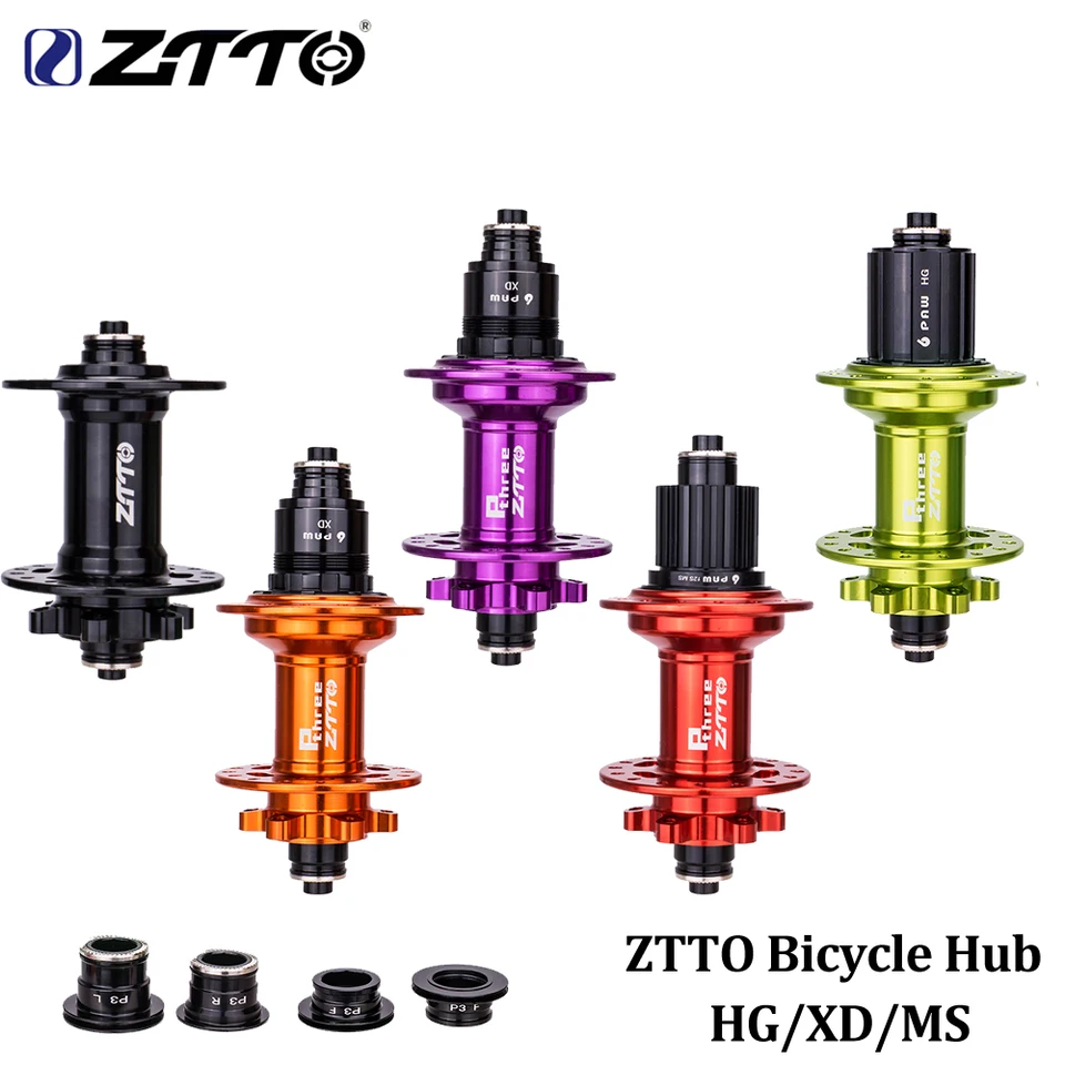 Ztto P3 Mountain Bike 6 Pawl Disk Brzdenie Hub 32 Otvory DT 370 XM490 D041SB D042SB THRU RÝCHLE RÝCHLOSTNÉ RELESTOVANIE PREDNÉHO ZADNÉHO BICKYKLA HUB