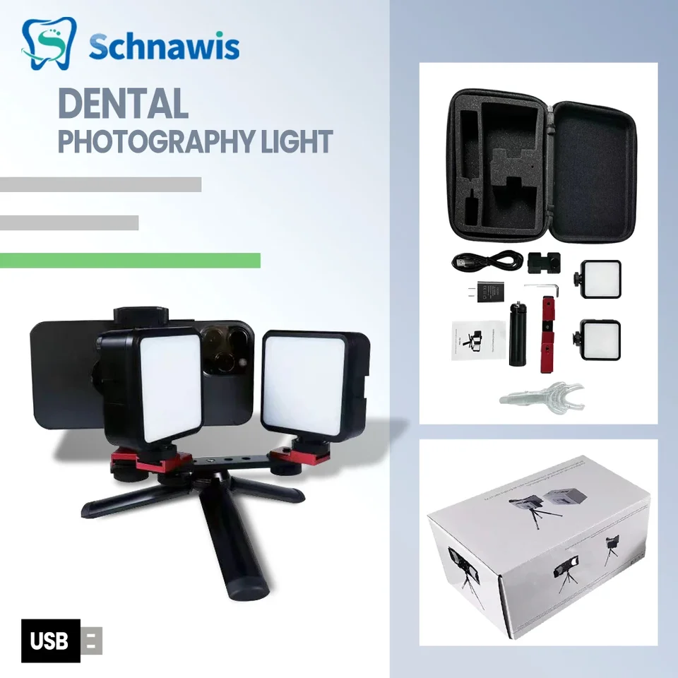 Zubná fotografia Light Intraorálna LED LED perorálna lampa Zubár zubné lampa Zubár zubné ošetrenie mobilnou fotografickou baterkou svetlo