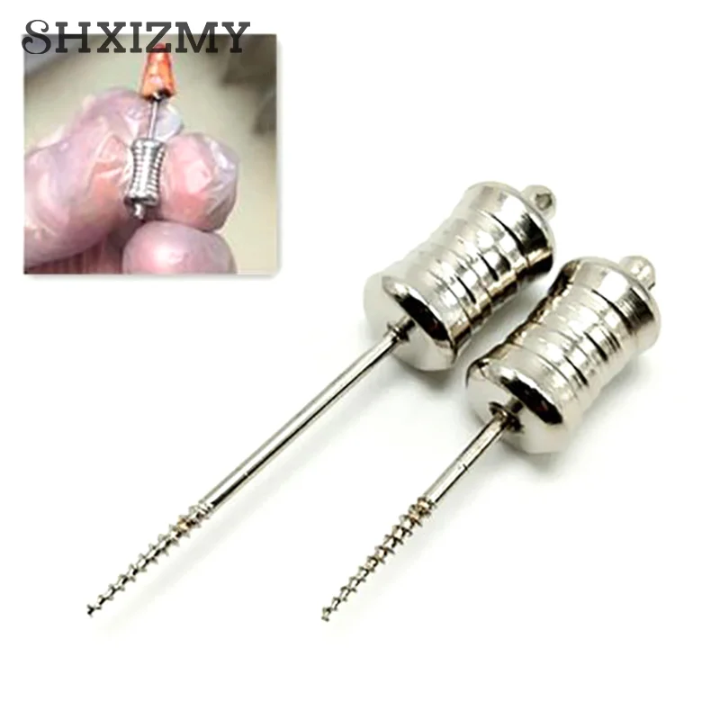 Zubná ortodontická mikro implantát Mini skrutky s vlastným vŕtaním titánu / rukoväte