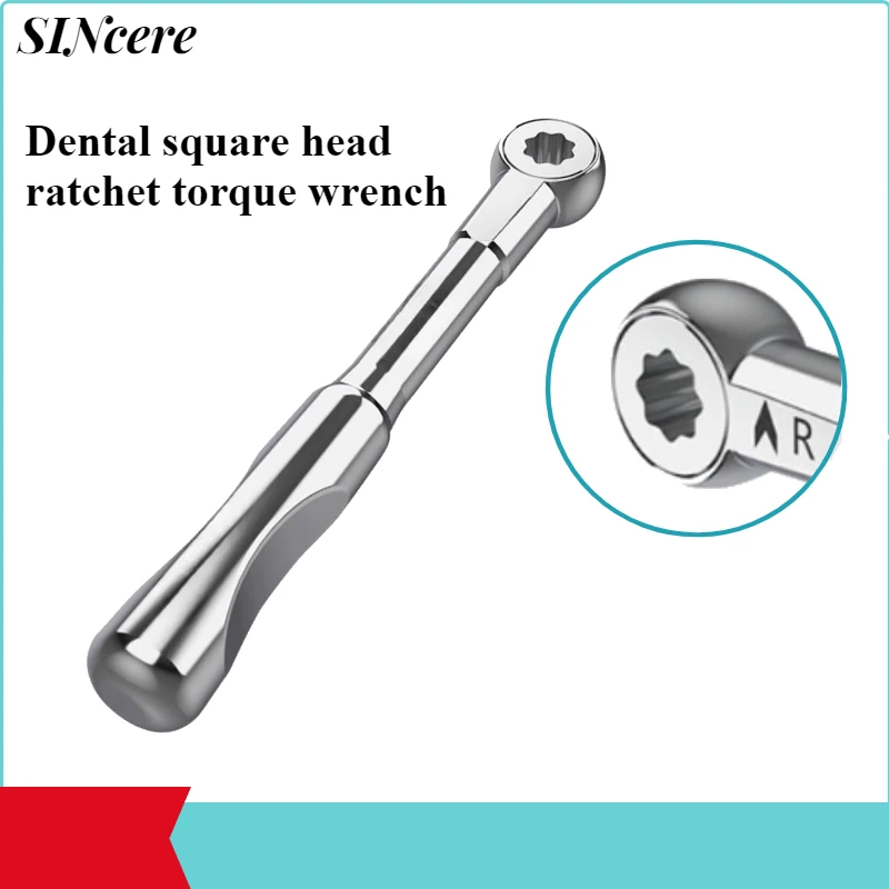 Zubná štvorcová hlava Rathet krútiaci moment skrutkovača Aoshitai Dio Dengteng ITI Ratchet Implant Torque Wrench