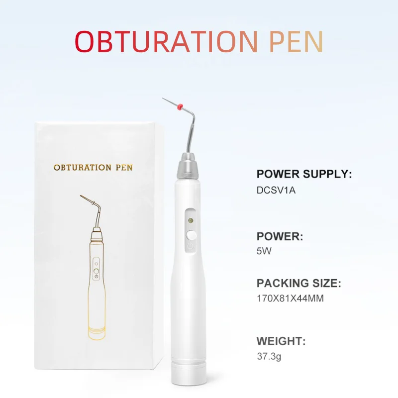 Zubné bezdrôtové gutta percha pero pero s 2 ks TIPS endodontickými obtučnými systémami