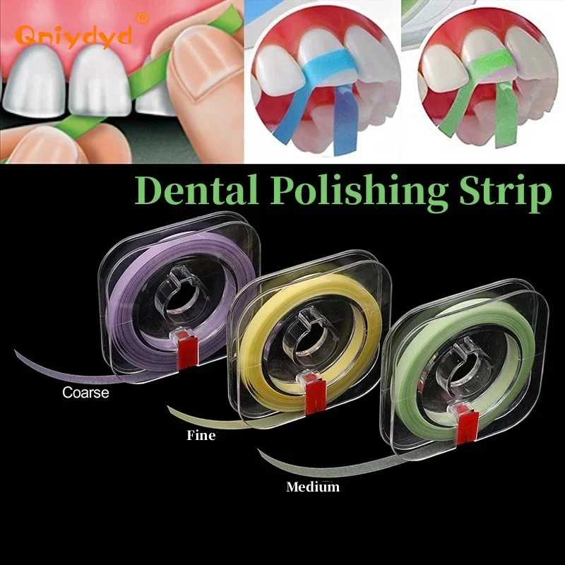 Zubné leštiace prúžky Roll Živú živicu brúsenie brúsenie brúsenie zubov 4 mm*6 m