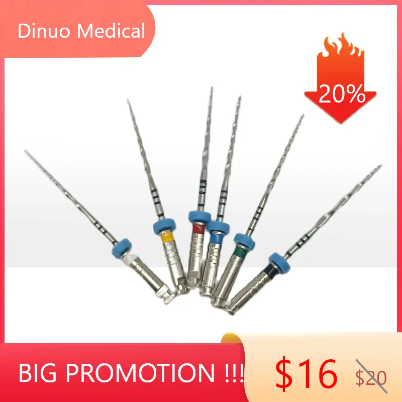 Zubné rotačné m dva súbory NITI zubné endo motor MT Rotary NITI súbory zubného lekára endodontické súbory m-Two zubné koreňové kanáliky