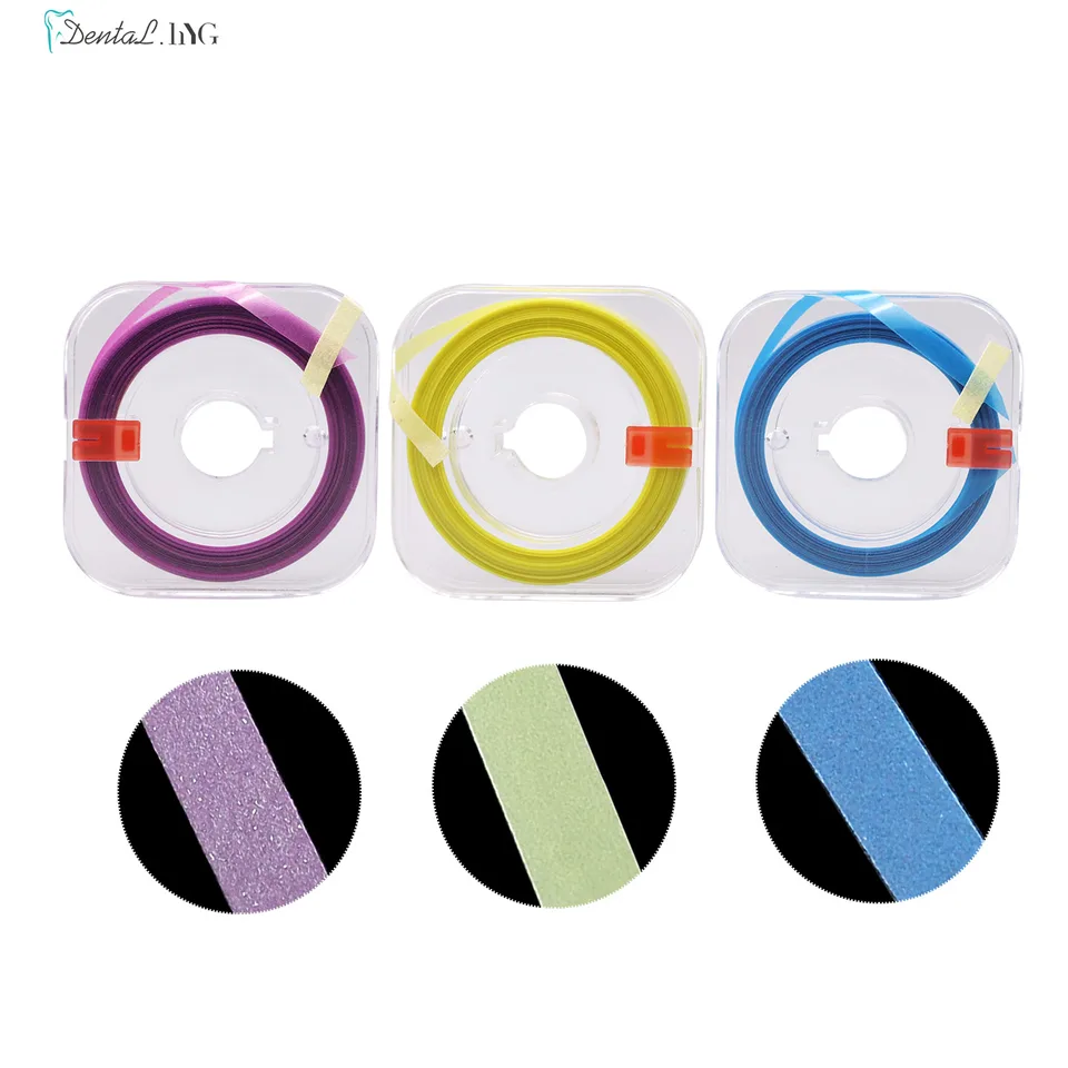 Zubný leštiaci pásik Roll Resin Materiál