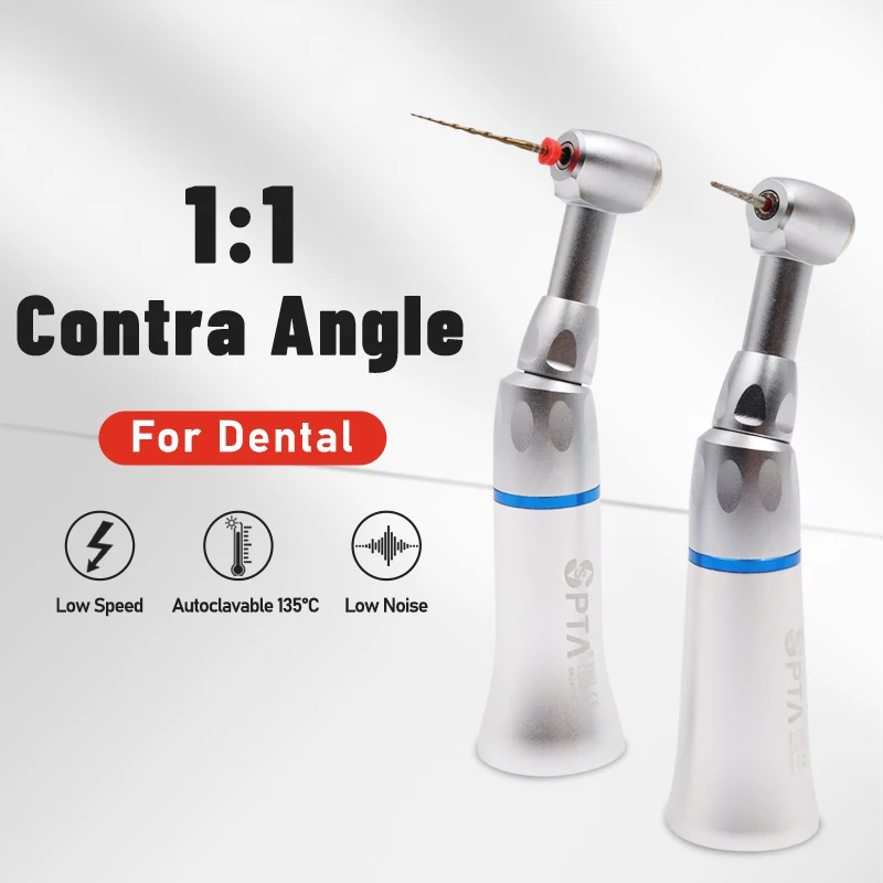 Zubný nástroj Contra Angle FG1.6 CA2.35 1: 1 Vonkajší vodný sprej E-type tlačidlo tlačidlo zubná nízka rýchlosť súprava BUR TYP AIR TURBINE HAN HAN