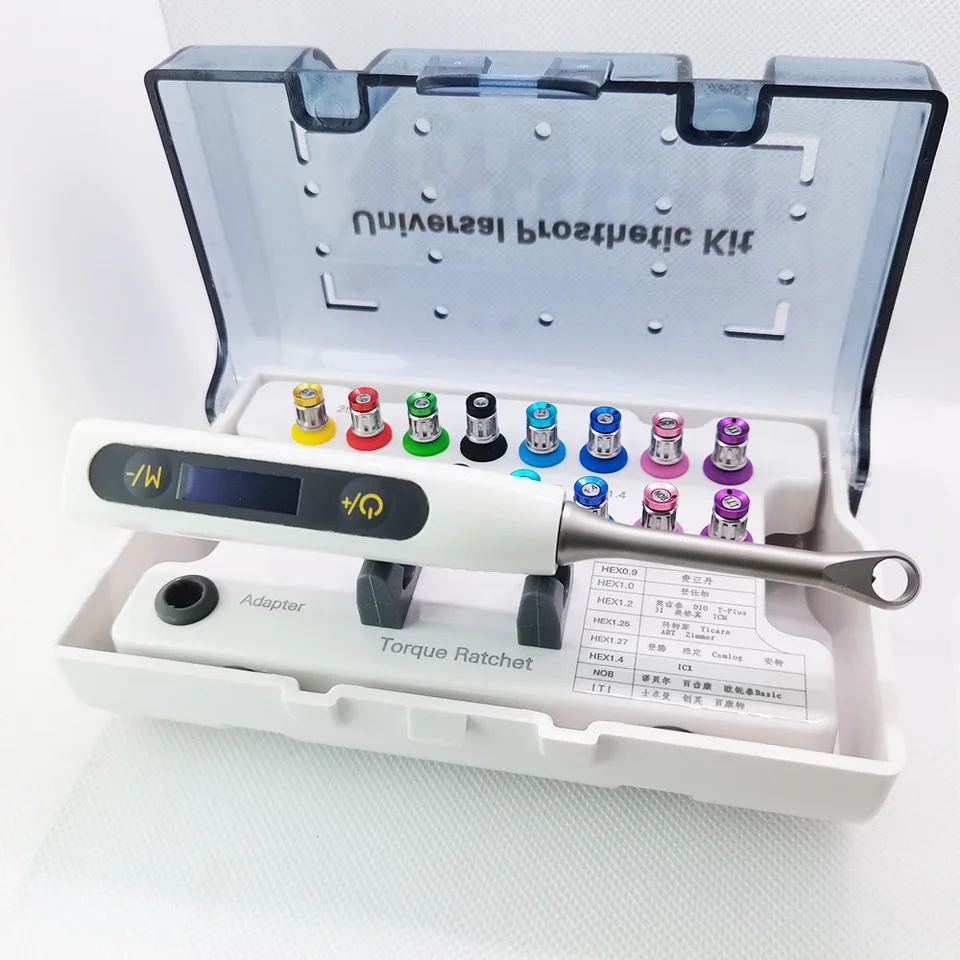 Zubný univerzálny implantát krútiaci moment elektrického krútiaceho momentu Rakčatka so 16ks