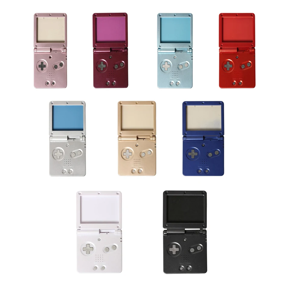 Zuidid náhradný shell puzdro pre Gameboy Advance SP pre GBA SP Game Console Shell Cover Cover Case s tlačidlami súprava