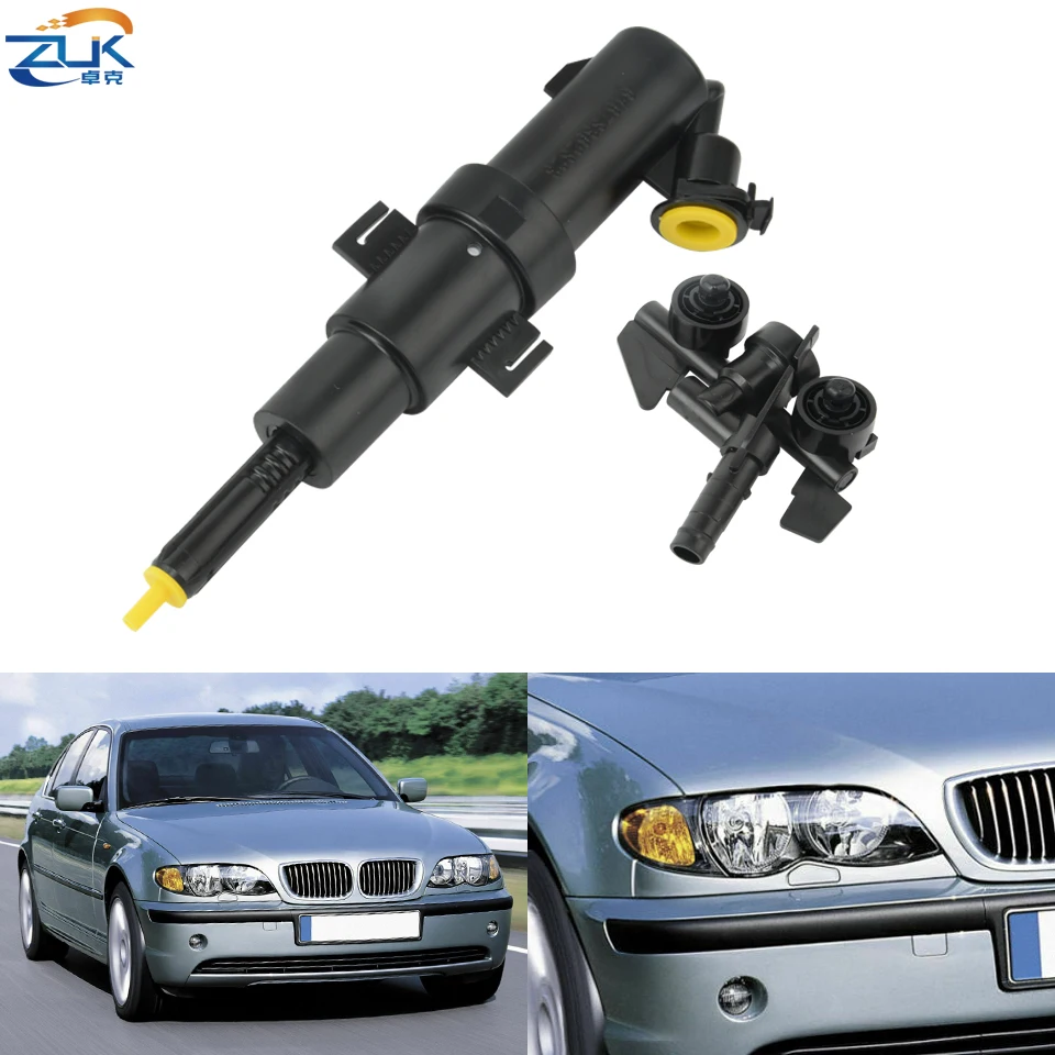 ZUK AUCCECISORY Svetlometová dýza pre podložku pre BMW 3 Series E46 1997-2006 Predný svetlometový čistiaci prostriedok