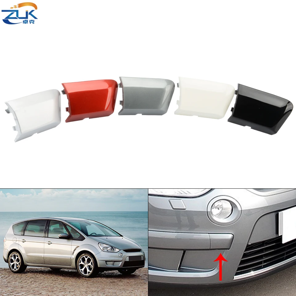 Zuk predný nárazník vlečie Háčik veko strieborná čierna červená šedá pre Ford pre C-Max / S-Max 2006-2010