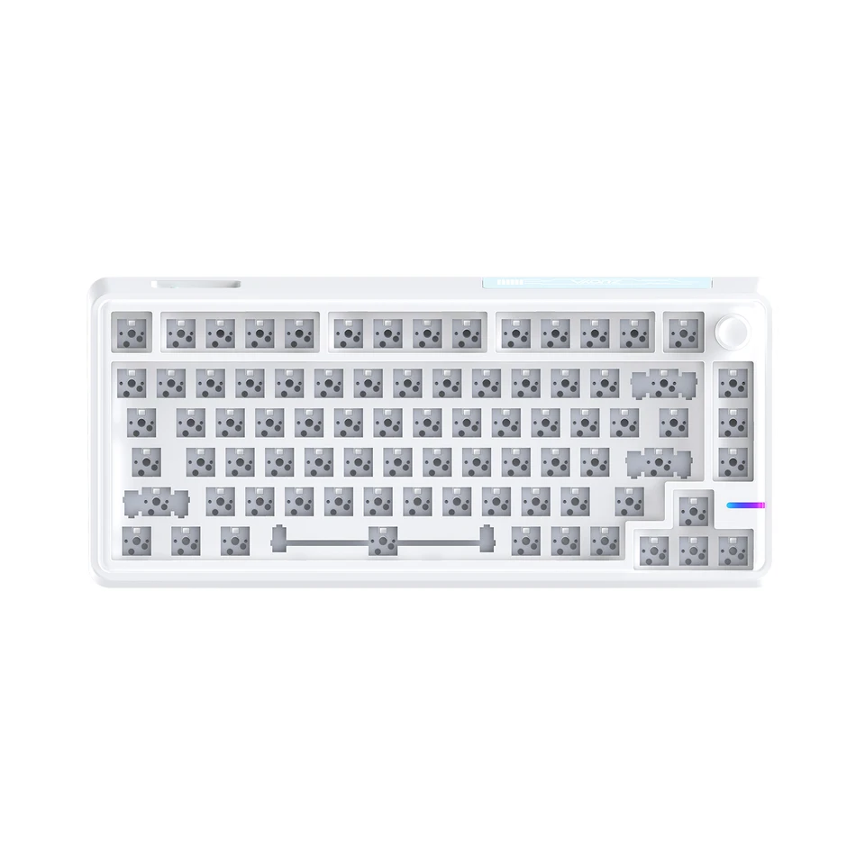 Zuoya Machanical Keyboard Kit Bluetooth 5.0/2.4G Wireless/Wired Gens-Mounted Gaming Keyboard Prispôsobiteľná súprava klávesníc