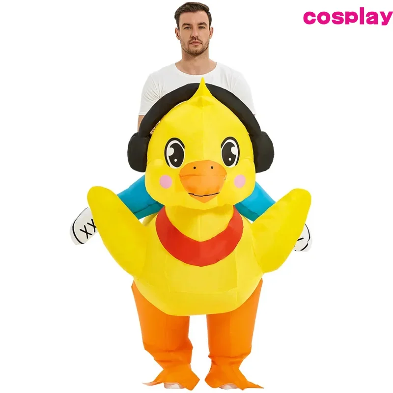 Zvieracie kovbojové koňa nafukovacie kostýmy kačice anime maskot fancy purim Halloween Party Cosplay kostýmové šaty obleky pre dospelých C