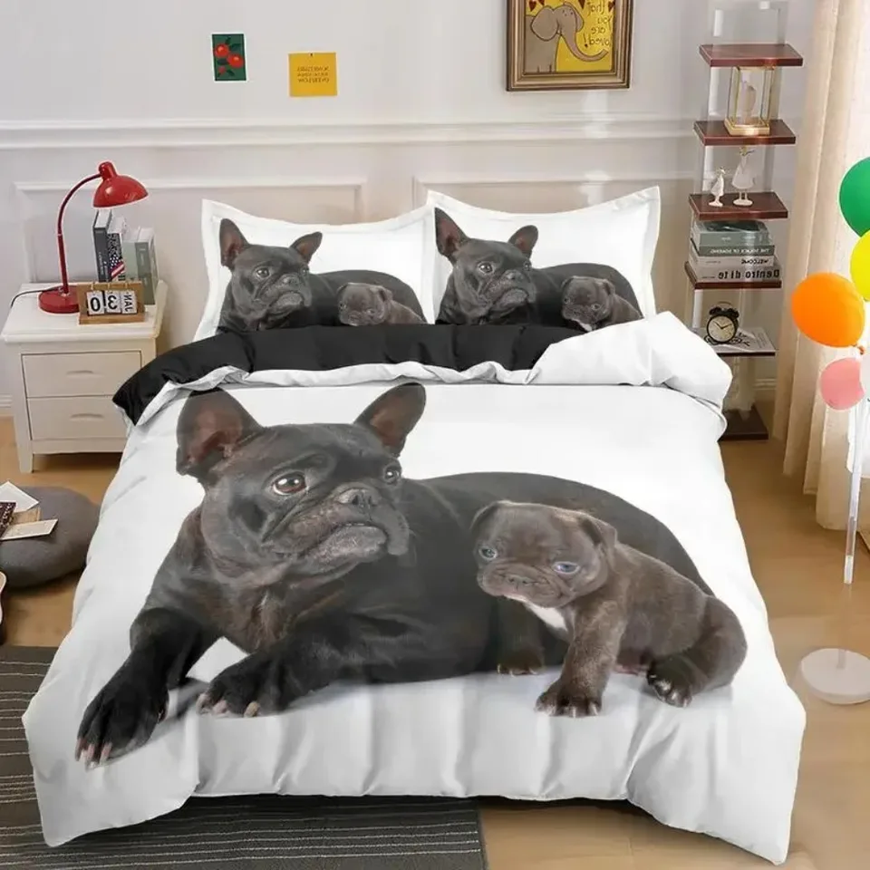 Zvieratá husky husky obliečky na krytie psov vzory posteľná obliečka Sada zvierací téma pre milovníka psov Dvojitá kráľovná kráľa prikrývka na kryciu miestnosť dekorácia