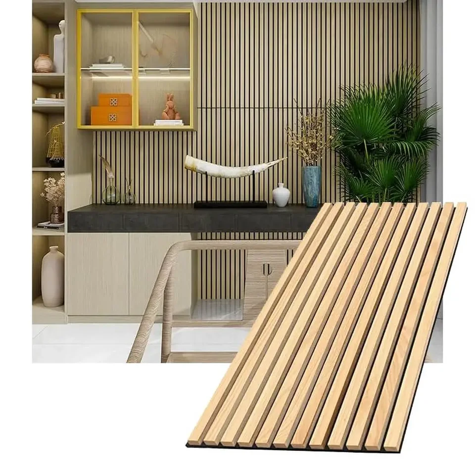 Zvukované steny dreva Zvukové nástenné panely Prírodný materiál Spálňa DECON DECONT ABSORPOVANÉ PANELY