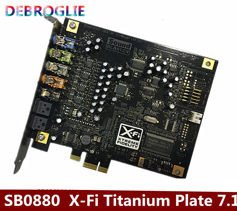 Zvuková karta SB0880 Zvuková karta X-Fi Titánska doska 7.1 Zvuková karta PCI-E