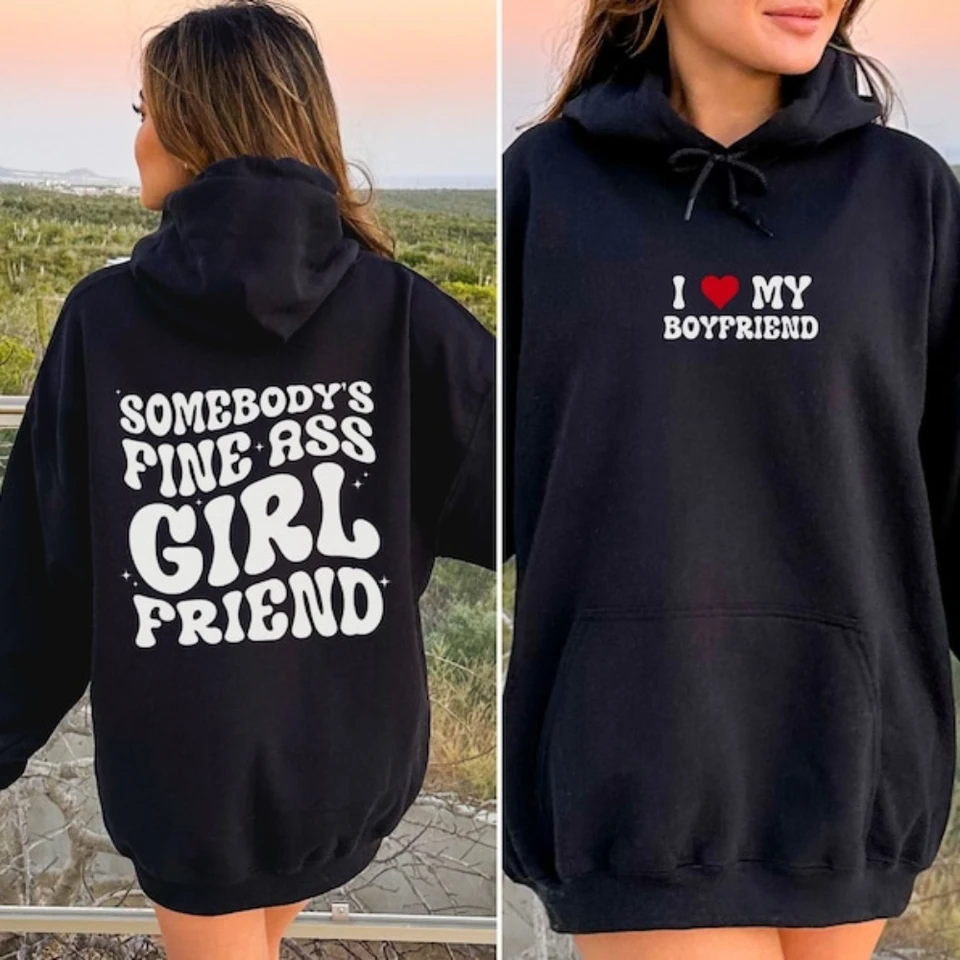 Zvyk milujem svojho priateľa mikinu mikinu estetické y2k mikiny preppy crewneck 1 rok výročie darček