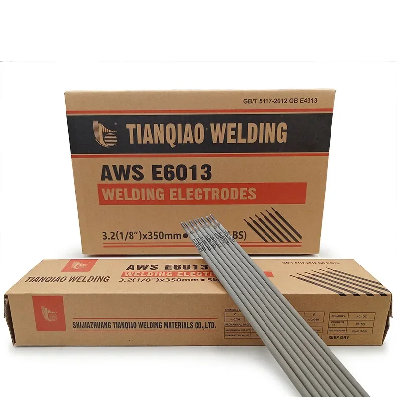 Zváracie tyče E6011 6013 7016 7018 Direct Buy Čína Výrobca Tianqiao Zváracie elektródy OEM Service
