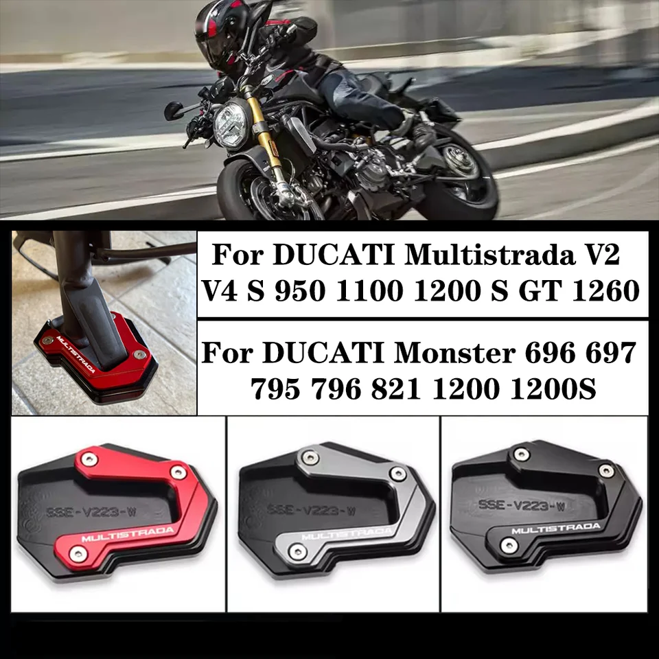 Zväčšená doska vhodná pre Ducati Multistrada V2 V4 S 950 1100 1200 S GT 1260 Monster 696 821
