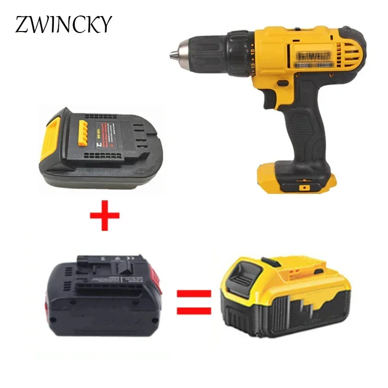 Zwincky Hot BS18DL Adaptér batérie pre Bosch 14.4V 18V BAT BATTERSKÁ POUŽITIE PRE DEWALT 18V/20V LI-ION E-ION Elektroner