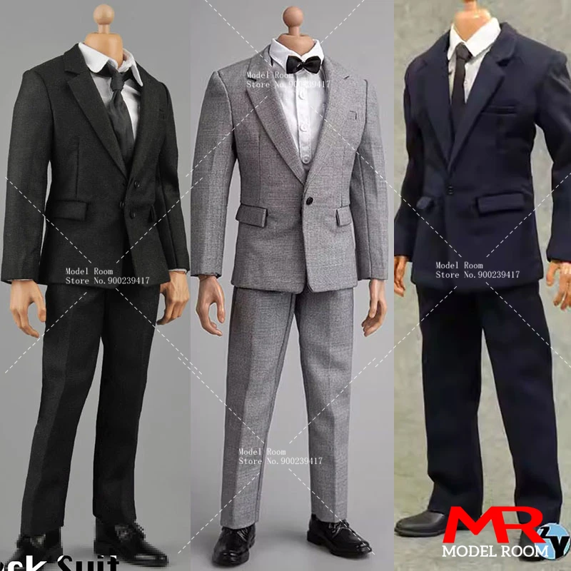 Zytoys 1/6 v mierke Mužský oblek Western-Style Clothes Model Zy5046 ZY5038 ZY5052 ZY5039 ZY5006 Fit 12 '' Soldier Action Figure Body Body