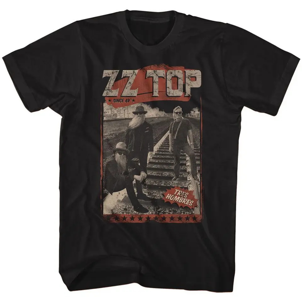 ZZ Top Hombres sleduje hudobné tričko