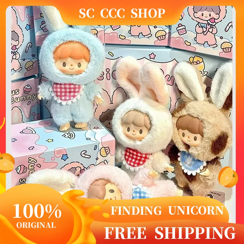 Zzoton Delicious Bunny Pozrite sa pre jednorožec Zhuo King Delicious Rabbit Series Blind Box Vinyl Doll Dikorative Detské hračky Darček