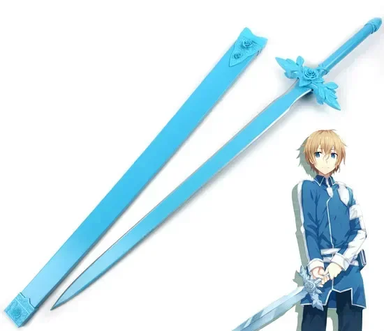 [Zábava] 111 cm cosplay anime meč Art Online alicezation eugeo kirigaya kazuto zbraň drevený meč model kostýmy Party Anime Show Anime Show