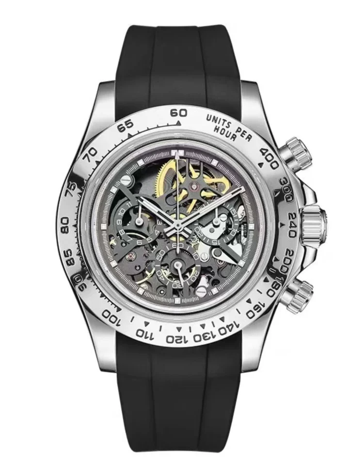 Záhadný kód 40 mm kód 2024 Limited Edition Watch Pánske panda Di 4802 Plne automatické mechanické pánske hodinky 100 metrov vodotesné